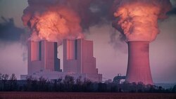 Coal burning Power Plant Stock Footage