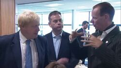 Boris Johnson EU Referendum Campaigning at Ginetta Cars in Leeds, North Yorkshire News Clip