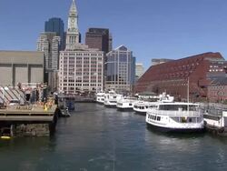 Boston Harbour Stock Footage