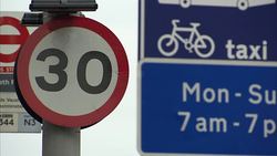 30 Miles Per Hour Road Traffic Sign News Clip