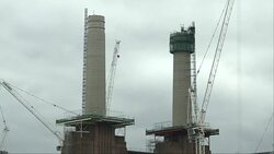 Redevelopment of Battersea Power Station in London News Clip