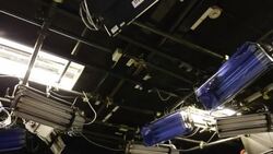 studio with lights Stock Footage