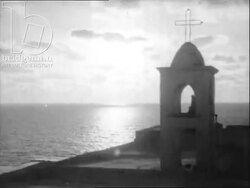 Ein Karem, home of John the Baptist, nuns looking after children, children playing, GV of Nazareth. 1940s Stock Footage