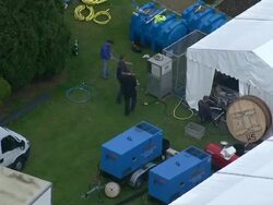 George Clooney Hotel Reception Aerials News Clip