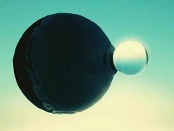 Colliding Spheres Stock Footage