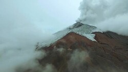 CLEAN : Stock shots of Cotopaxi volcano in Ecuador News Clip