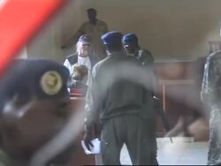 Scuffles outside court in Chad, Intv with released CAPA journalist News Clip