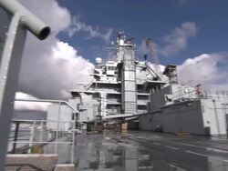 RFA Argus hospital ship docked at Falmouth News Clip