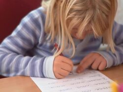 HD DOLLY: Homework Stock Footage