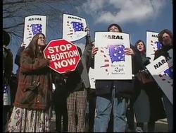 USA: PROTESTS AGAINST USE OF HUMAN EMBRYO 'STEM CELLS' News Clip