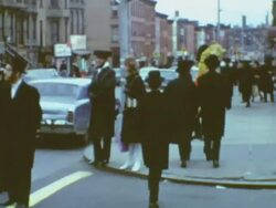 Purim in Williamsburg Stock Footage