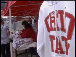 With the Big Ten title, a spot in the national championship game and bragging rights on the line, Ohio State and Michigan fans ready for the rivalry game. (Nov. 17) News Clip