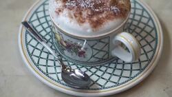 Latte coffee Stock Footage