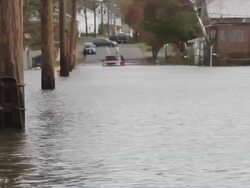 Flooding from Hurricane Sandy Stock Footage