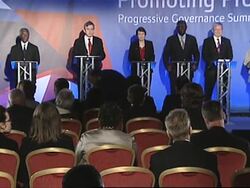 Mbeki comments on Zimbabwe elex; ADDS Brown comments Zim elex, Olympic torch, global fin inst reform News Clip