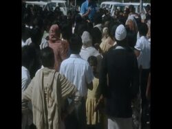 SYND 28-2-72 WOMEN DEMONSTRATE OVER WEST PAKISTANI RELATIONS News Clip