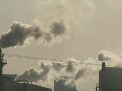 Air Pollution Stock Footage
