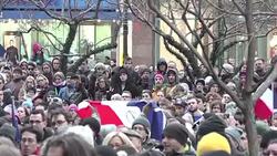 CLEAN : Canadians show solidarity after Paris terror strikes News Clip