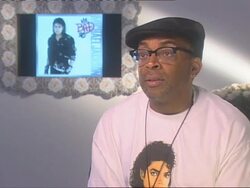 INTERVIEW: Spike Lee on the challenges of researching archive footage from Michael Jackson's estate at Bad 25 Premiere: 69th Venice Film Festival on August 31, 2012 in Venice, Italy (Footage by WireImage Video/Getty Images) Stock Footage