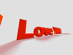 I love you (PAL 25p) Stock Footage