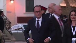 CLEAN : EU Africa summit African leaders arrive News Clip