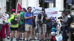 Sanders Backers Rally As DNC Opens Instructional Video