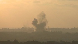 CLEAN : Both Gaza and Israel stike at each other News Clip