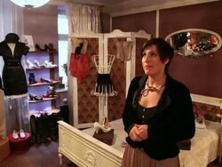 Madam Bonbon Shop Profile Stock Footage