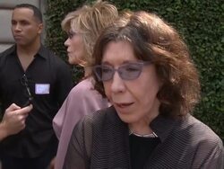 INTERVIEW - Lily Tomlin at The Rape Foundation's Annual Brunch At Greenacres Stock Footage
