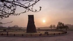Sunrise view of Cheomseongdae(Observatory, Korea National Treasure) Stock Footage
