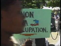 Haiti - Anti-American Demonstration News Clip