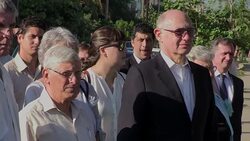 CLEAN : Argentine Foreign Minister inaugurates bust of Evita in Havana News Clip