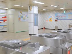 Woman Validating The Ticket Stock Footage