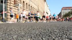 Marathon running Stock Footage
