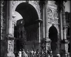 King of Italy Rides In Roman March News Clip