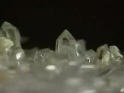 Spinning crystals Stock Footage