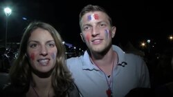 Football fans react after France defeats Honduras 3-0 at World Cup News Clip