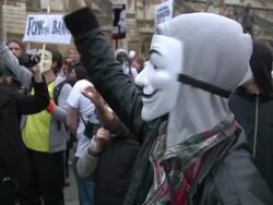 Anti Capitalist Protests News Clip