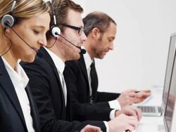 Callcenter (Shot on RED) Stock Footage