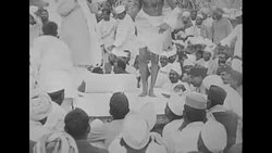 Mahatma Gandhi in India in early 1930s News Clip