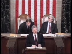 USA: WASHINGTON: CLINTON DELIVERS 'STATE OF UNION ADDRESS' News Clip
