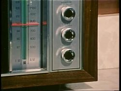 A montage shows a woman turning on the radio, starting the dishwasher and ironing. News Clip