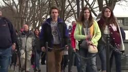 CLEAN : National Mall buzzes with people ahead of inauguration News Clip