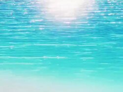 Sun in water Stock Footage