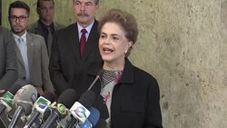 CLEAN : Brazils Rousseff says no real basis to calls for her resignat News Clip