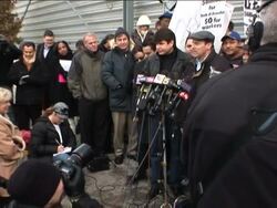 The Republic Windows and Doors factory closed abruptly last week after the company's financing was canceled. Since then, laid-off workers have taken turns occupying the factory and demanding assurances of severance and accrued vacation pay. News Clip