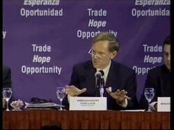 Trade ministers negotiate world's largest free trade zone News Clip