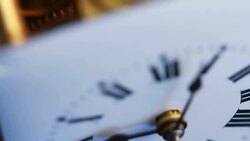 Time old clock nine.   TI Stock Footage