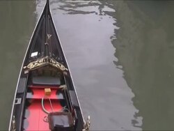 Gondola in Venice Stock Footage