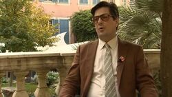 Director Roman Coppola talks about casting Charlie Sheen in his new film 'A Glimpse Into The Mind of Charles Swan III' News Clip